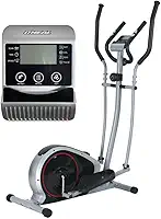 Aparelho Elíptico Magnético Silencioso Semi Profissional com Monitor LCD e Hand Grip – Uso Residencial – 5kg Flywheel – Até 100kg