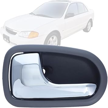 APA Replacement Front Rear Interior Door Handle for 1995-2003 Protege 1993-1997 626 Driver Left Side MA1352113
