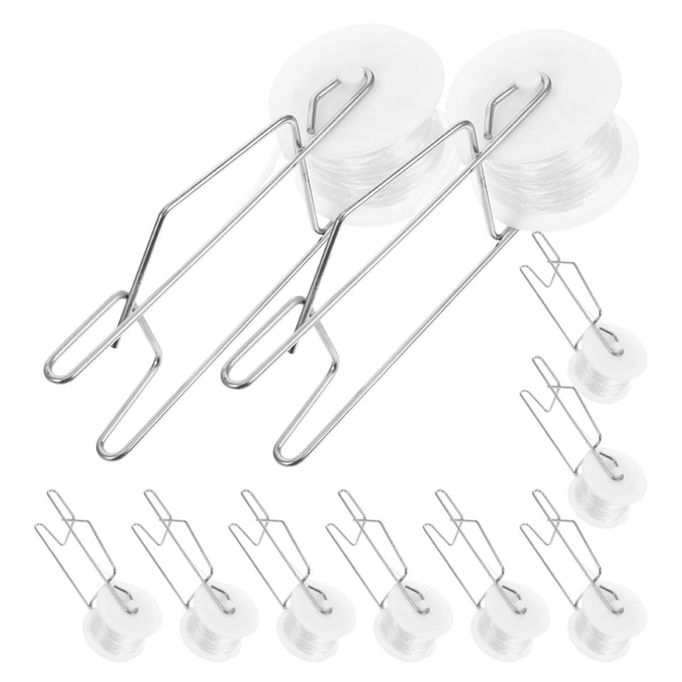 Ganchos de rodillo para tomates Luxshiny para optimización de espacio en huertos de invernadero