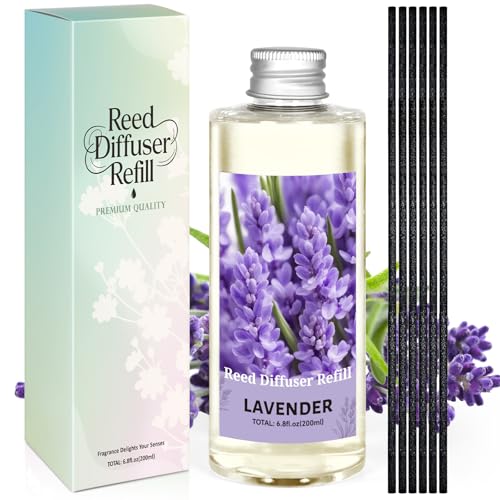 Image of SCENTORINI Reed Diffuser Oil Refill, Lavender Diffuser Oil 6.76 Fl Oz