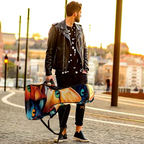 Sac pour guitare acoustique à poches multiples contre la pluie