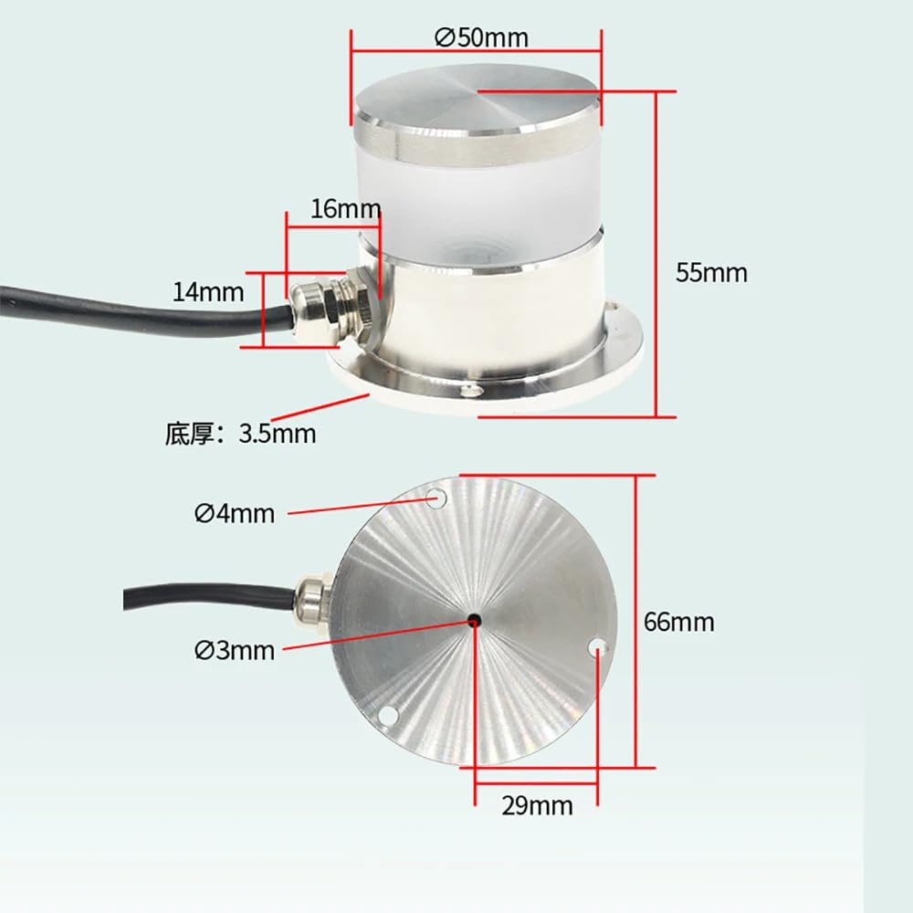 Toplionace Sensor de Iluminancia Ambiental para Exteriores, Medidor de Intensidad de Iluminancia para Control de Alumbrado Público, Medición Precisa de 0 a 65535 Lux. (4-20mA)