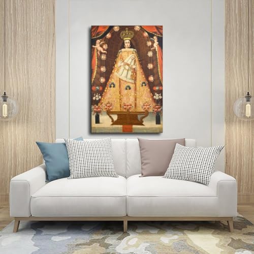 Impression sur toile Notre Dame de Bethléem cadre suspendu - 5