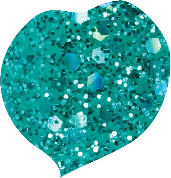 Esmalte en gel color Aqua Glitter Mia Secret miniatura 2