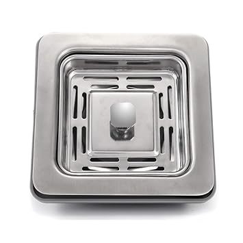 Single Bowl Stainless Steel Handmade Kitchen Sink (Square Coupling)