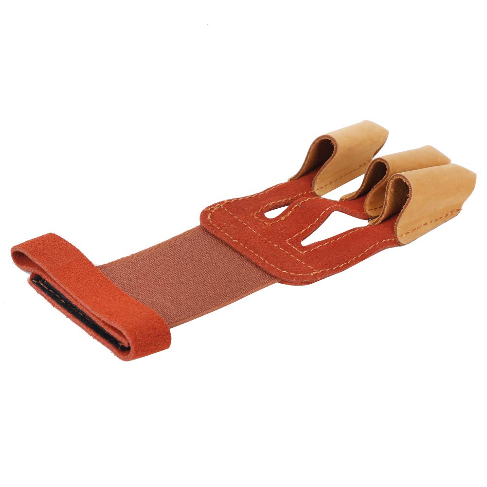 Keenso Finger Guard Tiro con L'Arco, 3 Guanti protettivi per Le Dita, Tradizionale equipaggiamento Protettivo per tiro con L' ricurvo