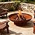 KOL 35" Dia. Heavy-Duty Fire Pit - Pre-Rusted Corten Steel Round Firepit Large Fire Bowl with Stand - Weathering Steel Wood Burning Fireplaces for Outside Backyard Deck Party Bonfire