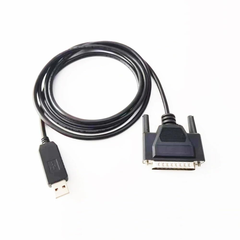 Compatible with Epson TM-T88VI TM-T88V USB to DB25 Male Serial Cable with Prolific PL2303GT Chipset, 6FT Printer Cable, USB to RS232 DB25 Adapter Cord for Epson Thermal Receipt Printers (1.8M)