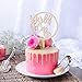 Wild One Flower Cake Topper, Wood Wild One Cupcake Topper Wildflower Cake Topper Floral Baby Shower Cake Decorations for Boys Girls Birthday Baby Spring Themed Party
