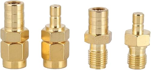Conector coaxial SMB a SMA de 4 piezas incluye 1 SMB hembra a SMA macho 1SMB hembra a SMA hembra 1SMA macho a SMB macho 1SMA hembra a SMB macho para