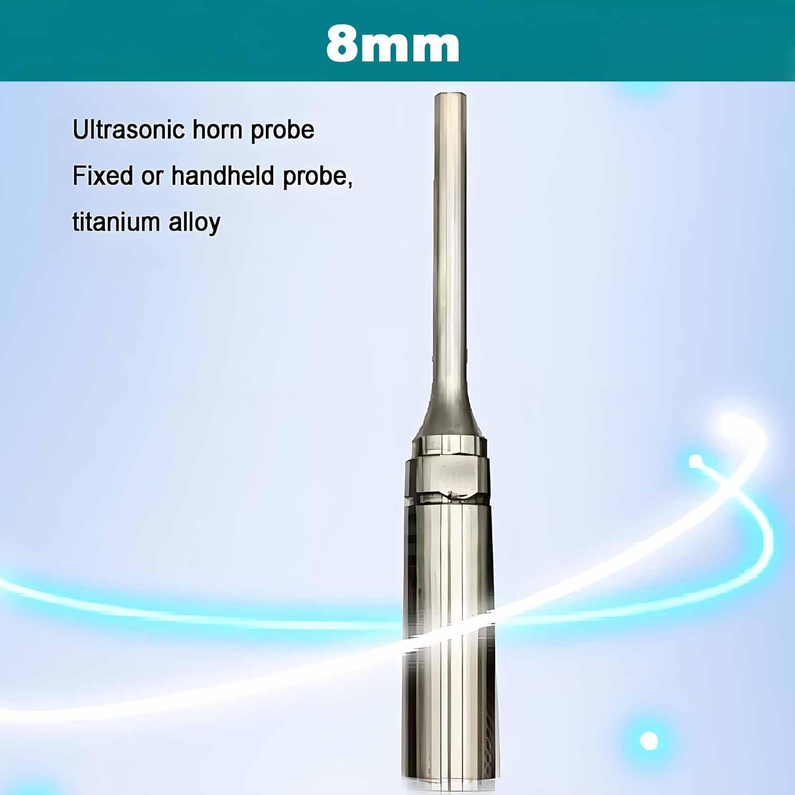 Labor-Homogenisator mit 8 mm Titan-Sonde, 20 kHz Zelldisruptor, 2000 ml Kapazität, 99 Minuten Timer für Emulgierung, Mischen und gleichmäßige Dispersion