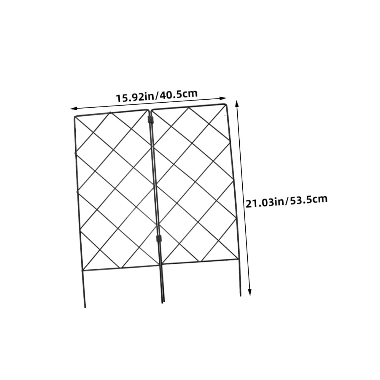 2pièces Accessoires De Jardinage Treillis pour Plantes Grimpantes Décoration pour Pots De Fleurs Support pour Croissance Droite Et Saine