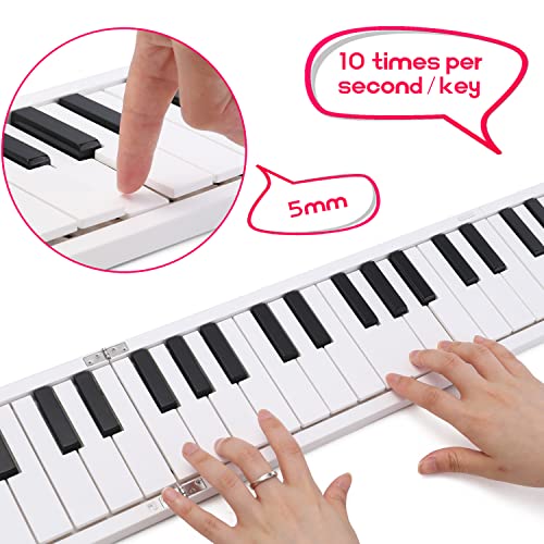 Btuty 88 Touches Pliable Piano Numérique Piano Clavier Électronique Portable Piano pour Piano Étudiant Instrument De… - Les Beatles, Paul McCartney, John Lennon, RIngo Starr, George Harrison Btuty 88 Touches Pliable Piano Numérique Piano Clavier Électronique Portable Piano pour Piano Étudiant Instrument De… – Image 5