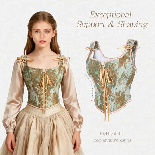 Bustier floral couvrant entièrement la poitrine style rétro