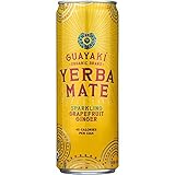 Guayaki Yerba Mate Grapefruit Ginger Sparkling Mate, 12-ounce Cans (Pack of 8)