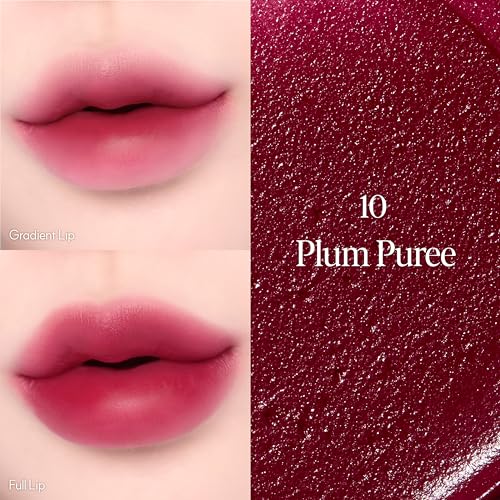 Image of Espoir Couture Lip Tint Fitting Blur #10 Plum Pure | Smudge-Proof Fixing Lip Stain, Soft & Creamy Texture without Flaking, Lightweight and Comfortable Matte Finish, Korean Makeup, Vegan, 0.14 oz