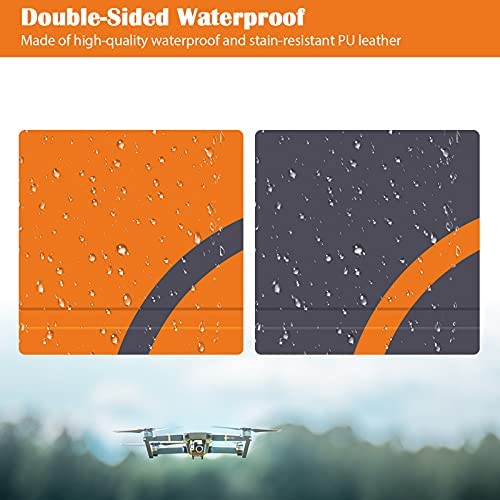 50cm(20") Drone Landing Pad con Bolsa de Almacenamiento, Universal Plegable Portátil Alfombrilla de Aterrizaje para DJI Mini 3 Pro, Mavic Mini 2/Air 2/Air 2S/Holy Stone/DJI FPV Drone,