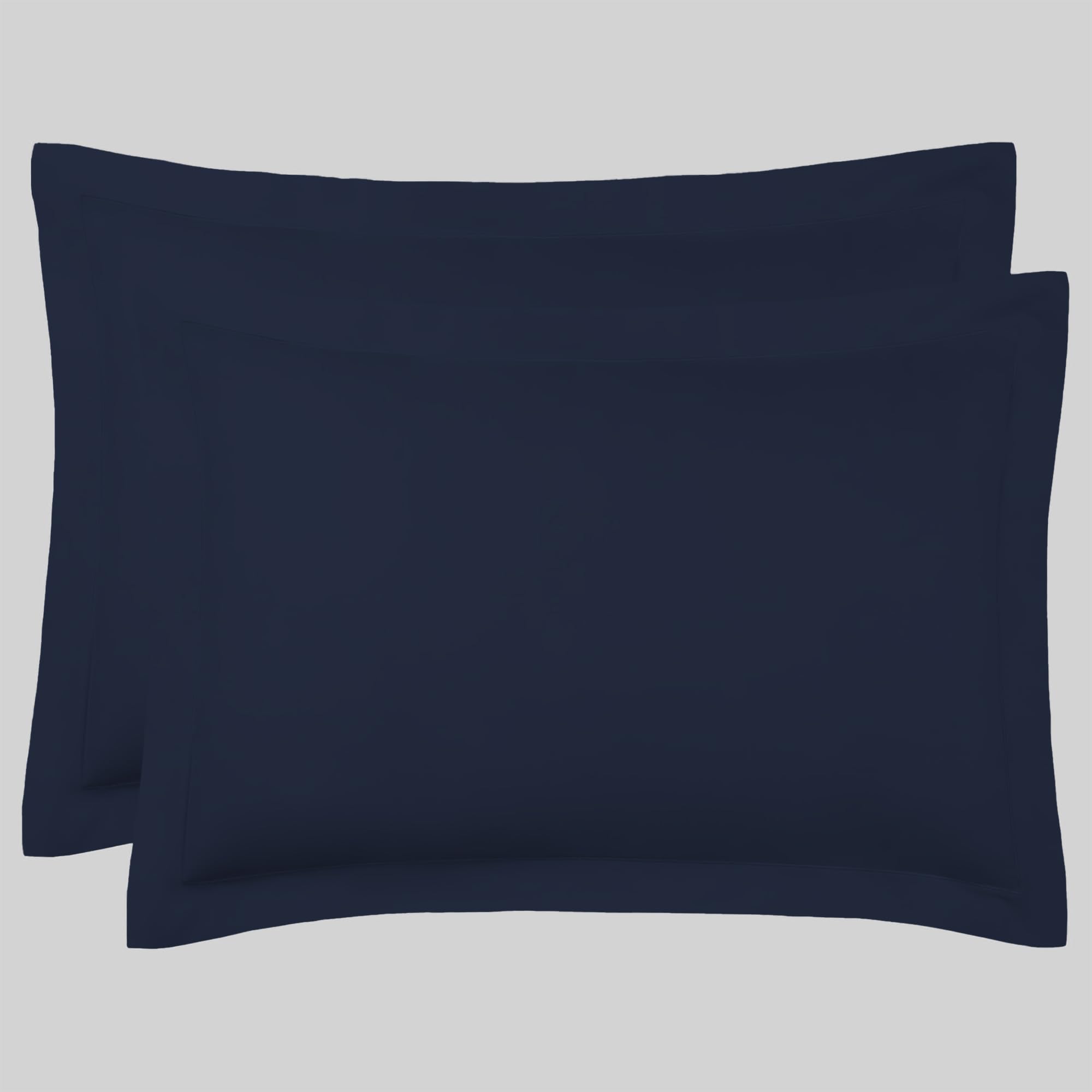 Reliance Bedding Oxford Pillowcases 2 Pack – 400 Thread Count 100% Egyptian Cotton, Luxury Ultra-Soft & Breathable Pillow Covers, Machine Washable