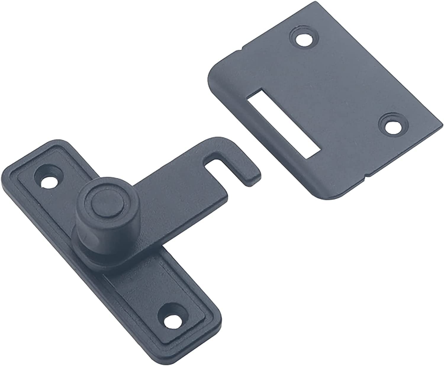 Serrure de porte pour bloquer les ouvertures de porte coulissante avec loquet à angle droit 90°