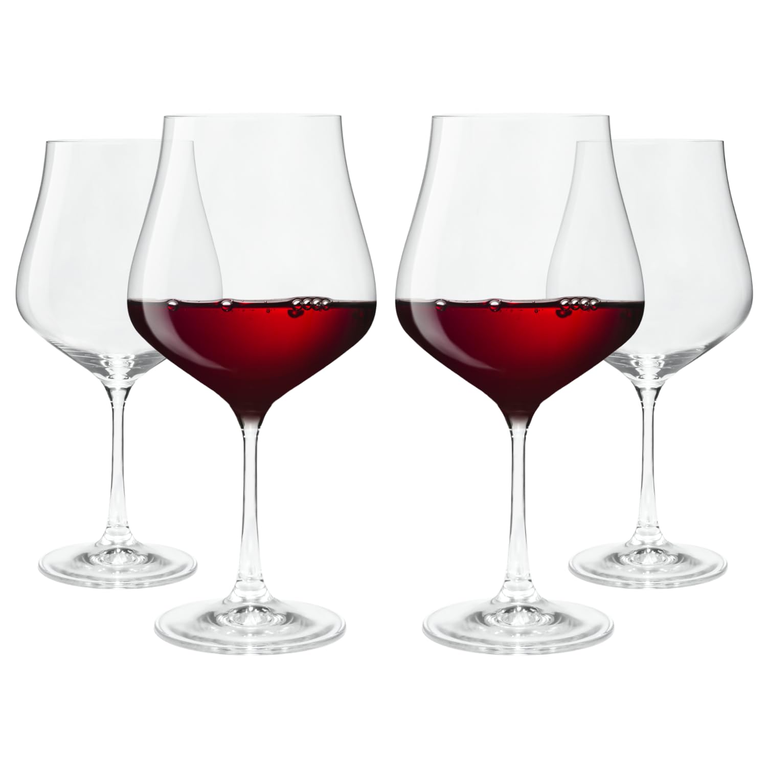Set Di 6 Calici Da Vino KADAX - Eleganti, Lavabili In Lavastoviglie, Per Vino Rosso 340ml - Foto 2