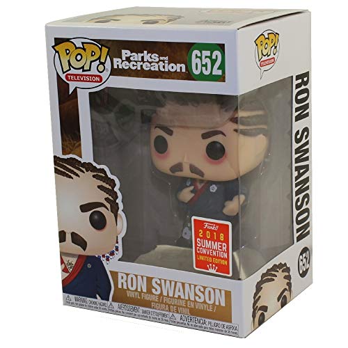 Funko Pop! Television #652 Parks &Amp; Recreation Ron Swanson Cornrows (2018 Summer Convention Exclusive)