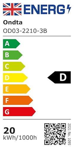 ONDTA Black Ceiling Light 22W, 58x20cm 2700K-6500K Dimmable with Remote Control, IP44 Waterproof Bathroom Lights Ceiling, Modern Simple Thin LED Panel for Kitchen, Bedroom, Hallway, Office - Cosy Home Interiors ONDTA Black Ceiling Light 22W, 58x20cm 2700K-6500K Dimmable with Remote Control, IP44 Waterproof Bathroom Lights Ceiling, Modern Simple Thin LED Panel for Kitchen, Bedroom, Hallway, Office - Image 12