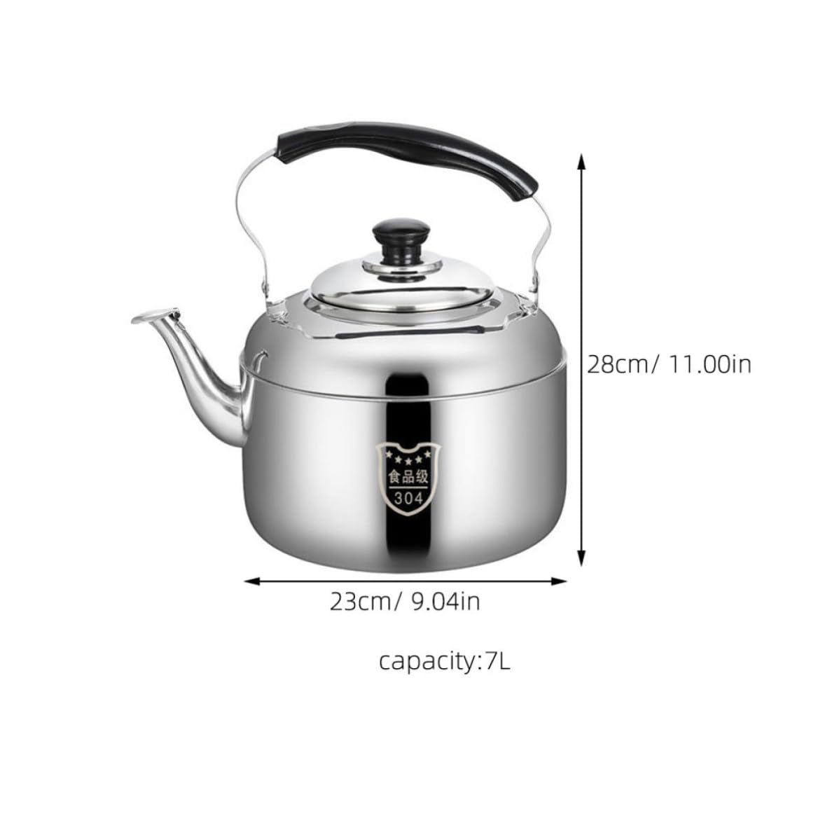 Tetera Silbante de Acero Inoxidable de 7l para Café y Té