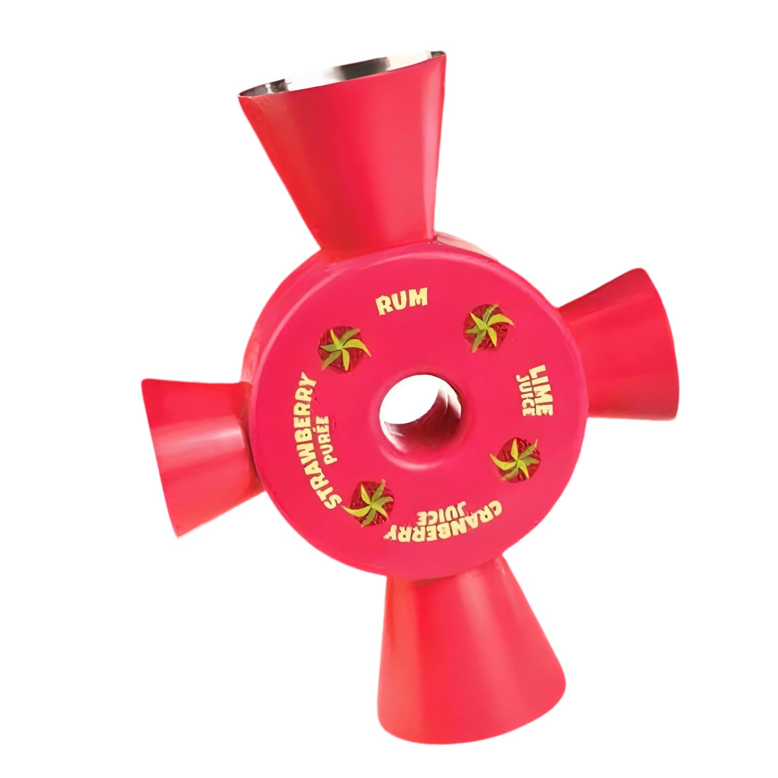 Qusinfc Drink Mixing Cup Features Nonslip Base and Multiple Measurement Scale Multipurpose Liquid Measuring Cup