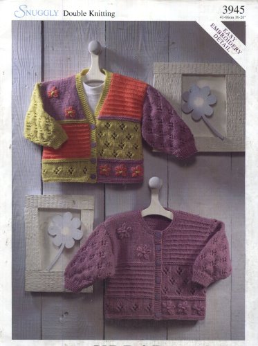 Cardigans in Sirdar Snuggly DK (3945) Knitting Pattern
