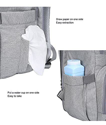 Sac à langer étanche et multifonction à grande capacité
