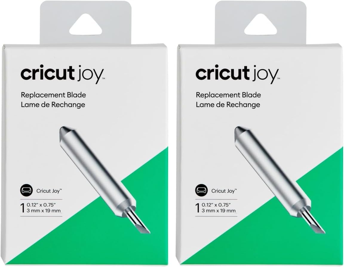 Cricut Joy Replacement Blade, 4.88 x 3.07 x 0.75, Assorted, 1 Count (Pack of 2)