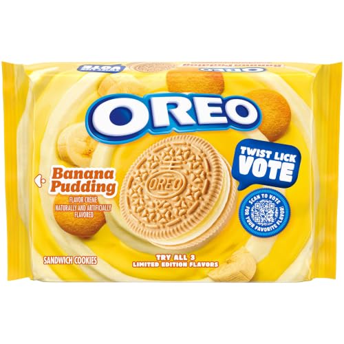 OREO Banana Pudding Sandwich Cookies, Limited...