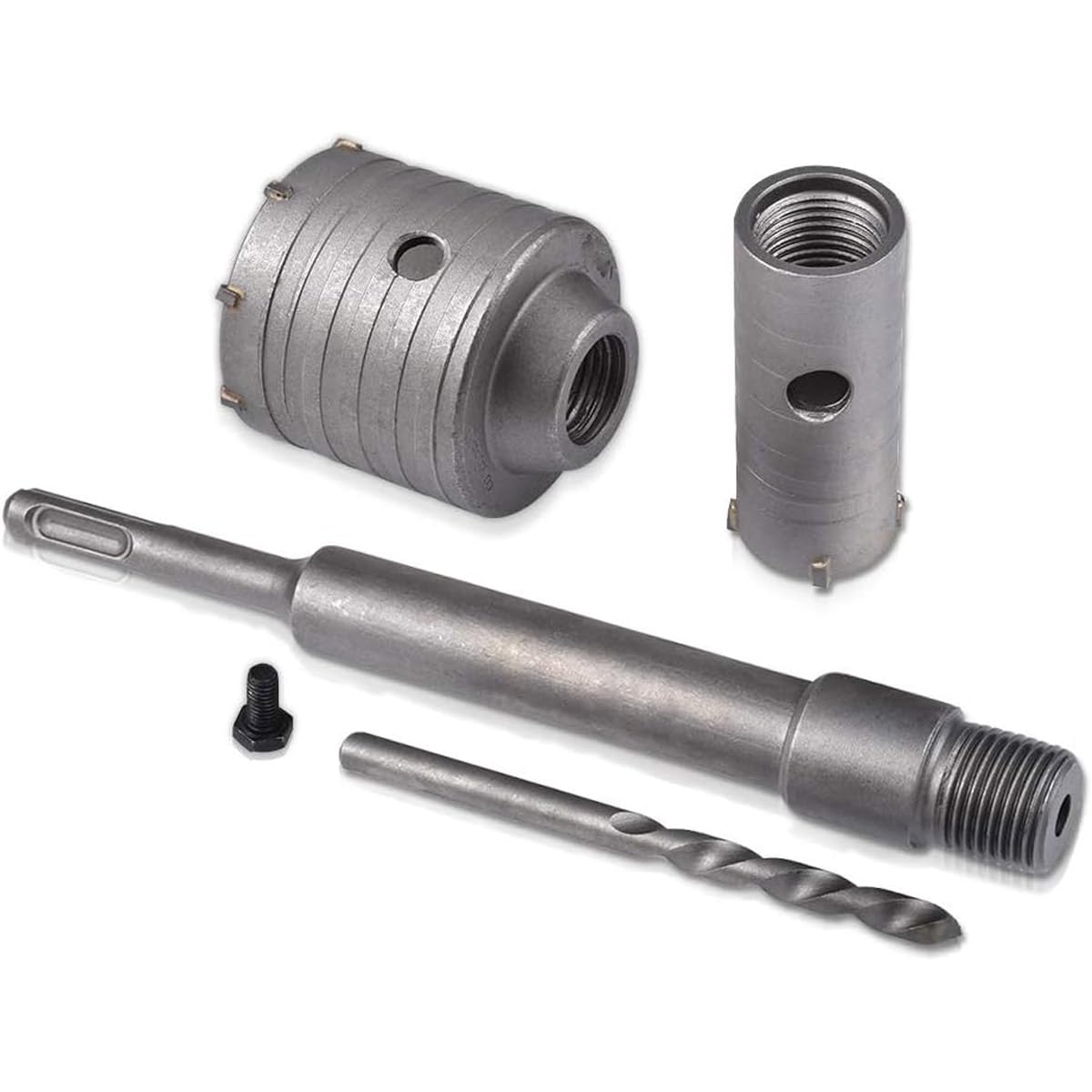 2 PCS 30,65mm SDS Plus Shank Hole Saw Cutter Concrete Cement Stone Wall Drill Bit for Brick Concrete Cement Stone (30MM 65MM And 200 MM SDS Plus Shank)-image-27