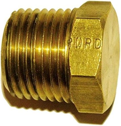Pipe Plug Hex Head 1 4 Npt Male Plug Brass Plug Brass Fittings Npt Plug Npt Pipe Male Plug Threaded Metal Pipe Metal Plug Gas Air Water Fuel Hose 1000 Psi Super Deals Shop