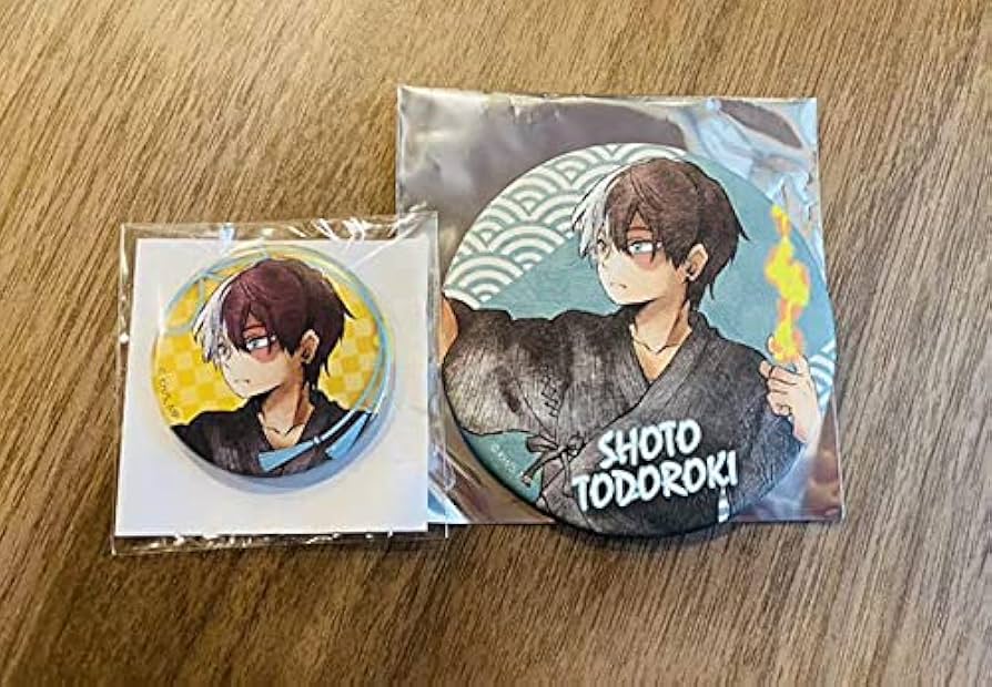 僕のヒーローアカデミア / 轟焦凍 / 和紙缶バッジ