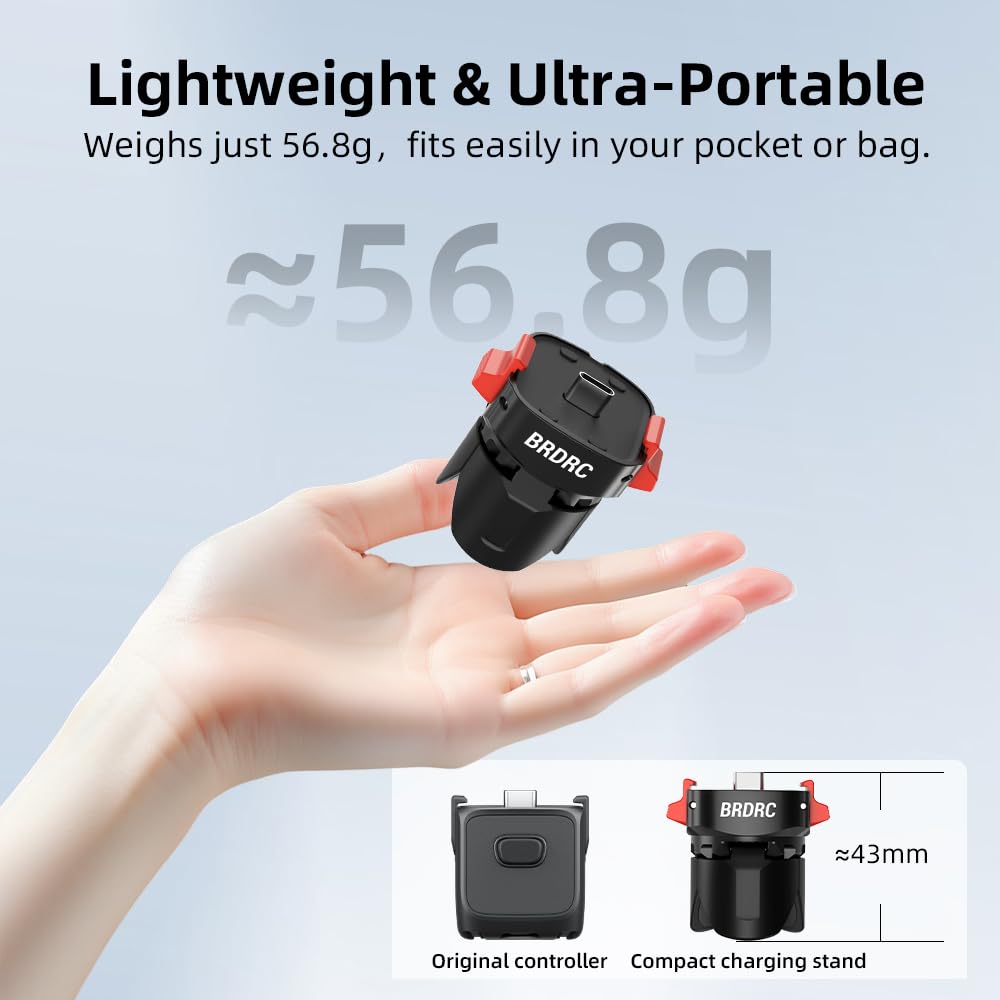 Per Insta360 Luna Ultra Mini treppiede, supporto da tavolo per fotocamera, staffa magnetica, staffa di ricarica Accessori in alluminio compatti da viaggio per vlog e action cam