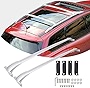 Partol Pathfinder Roof Rack Cross Bars for Nissan Pathfinder 2013 2014 2015 2016 2017 2018 2019 2020 2021, Aluminum Roof Rail Luggage Rack Cargo Carrier for Snowboard Canoe Kayak Bike - Silver