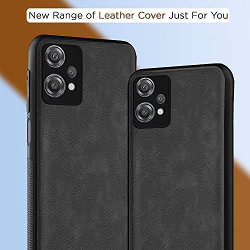 Image of Pikkme Oneplus Nord Ce 2 Lite 5G Back Cover | Flexible Pu Leather | Full Camera Protection | Raised Edges | Super Soft-Touch | Bumper Case for Oneplus Nord Ce 2 Lite 5G (Grey)