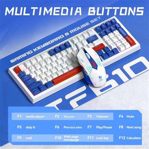 Teclado Gaming Docooler Compacto 98 Teclas Cableado miniatura 7
