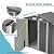 Verano Garden 6x4 FT Outdoor Storage Shed, Galvanized Steel Metal Garden Shed, Double Door W/Lock, Outdoor Storage Tool House for Backyard, Patio, Lawn