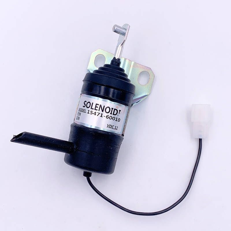 052600-1000 15471-60010 Fuel Shutoff Solenoid 12V for Tractor B1550 B1750 B20 B2150 B9200