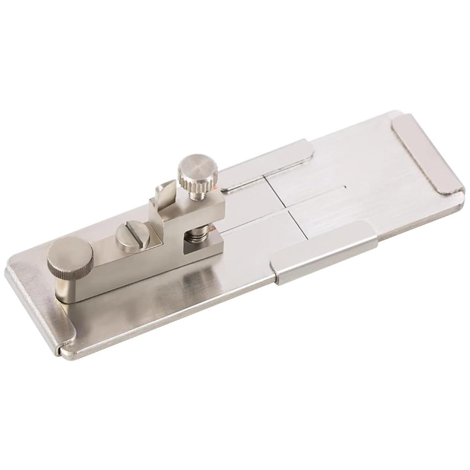 Cortador de fibra, micrótomo de acero inoxidable para cortar textiles e hilos, área de corte de 3 x 0,8 mm, ideal para análisis de finura de fibra