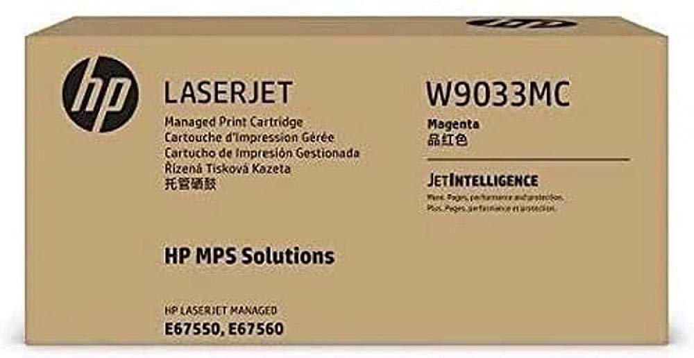 Toner D'origine HP W9033MC Magenta - Pour Imprimantes HP, Technologie Laser, Neuf