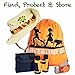 Adventure Kidz Outdoor Bug Exploration Kit, Binoculars, Magnifying Glass, Bug Containers, Viewers, Critter Cage, Butterfly Net, Backpack, Hat, Tweezers and Cups, Age 3+
