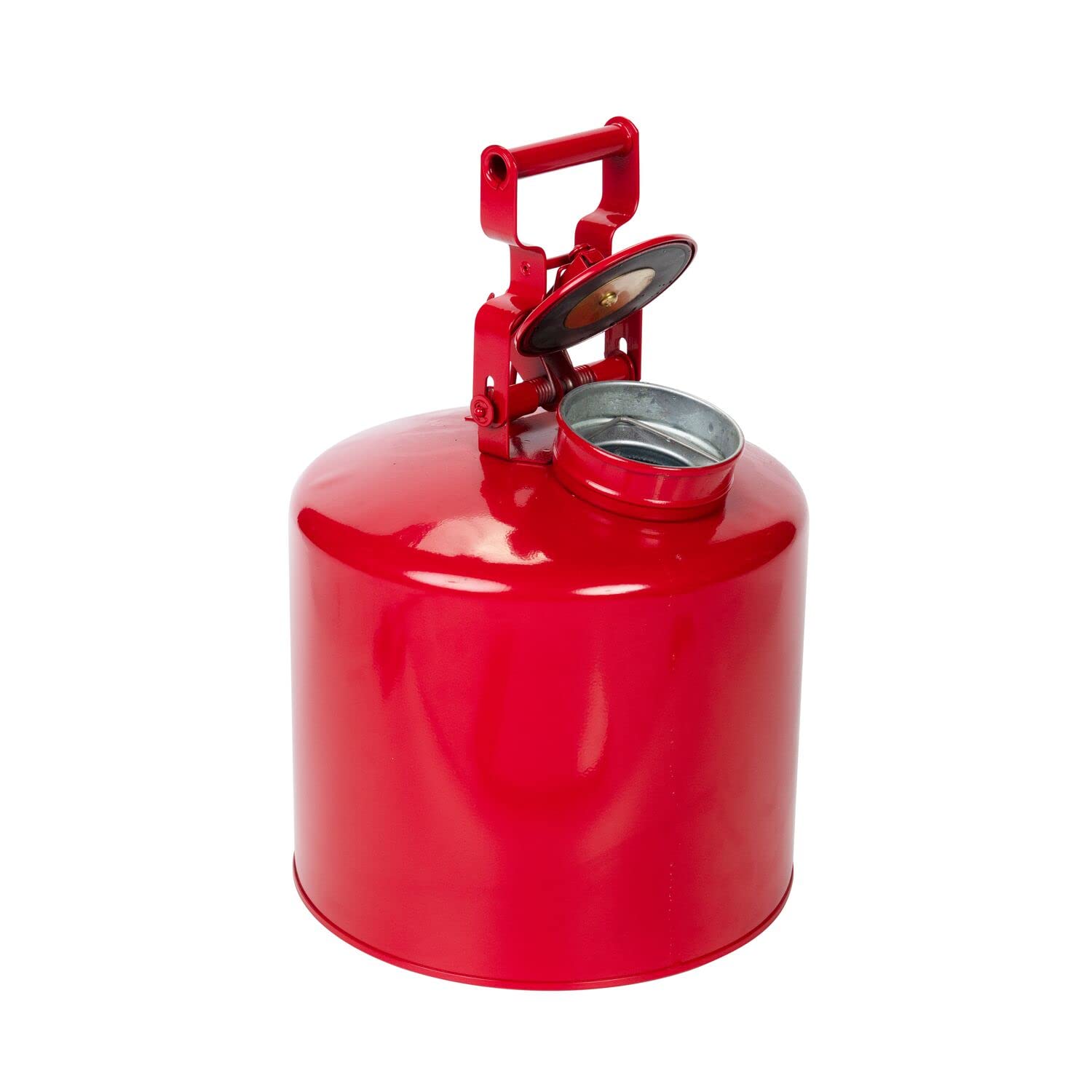 Eagle 1425 Disposal Galvanized Steel Safety Can, 5 gallon Capacity, Red