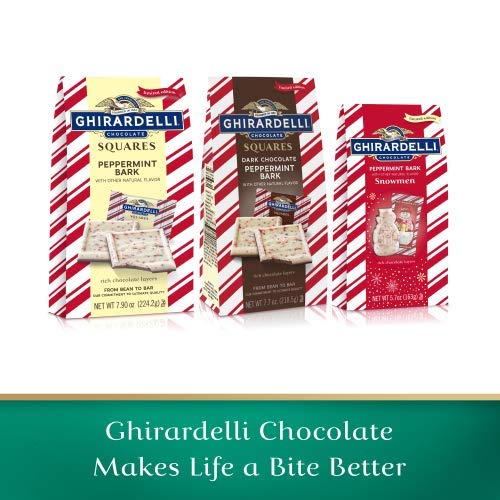 Miniatura 3 de Ghirardelli Edición Limitada Chocolate Oscuro Sal Mar Caramelo Snowmen Bolsa de vacaciones