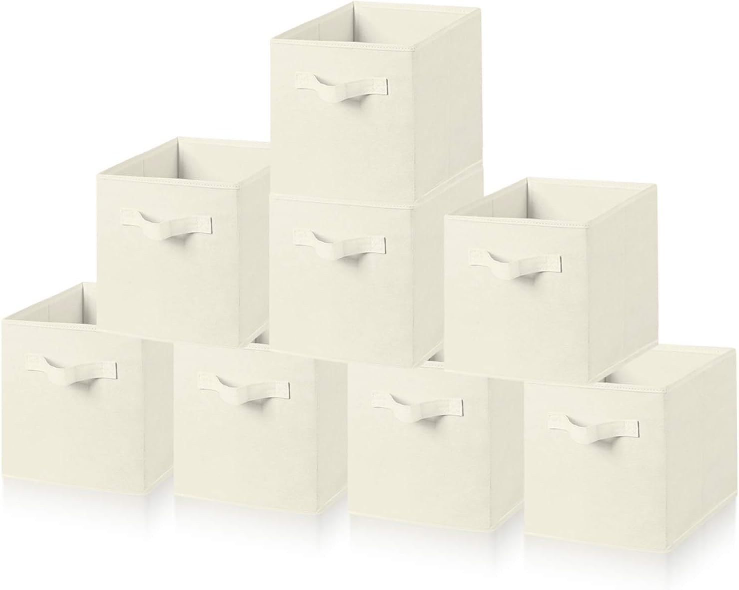 Amazing Tour 8 PCS Cube Storage Boxes 27x27x27 Foldable Fabric with