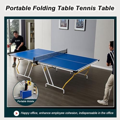 Tischtennis-Tischtennisplatte, Tischtennisplatte In TurniergrößE, Faltbares Und Tragbares Tischtennisplatten-Set FüR Spiele Im Innen- Und AußEnbereich, Schnelle Installation – Bild 8
