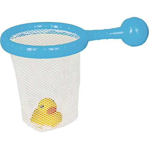 Spiegelburg 14818 Juguete de Baño Patito de Goma y Red Ente Nelli