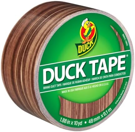 Duck Brand Printed Duct Tape [Prints & Patterns]: 1.88 in. x 30 ft. (Wood Grain)
